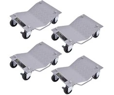 Promotions Padangų ir ratų vežimėlių rinkinys, 41,3x30,2x11,4 cm, pilka, plienas