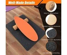 Promotions Balansinis lenta, medinė 75x25,5 cm, oranžinė