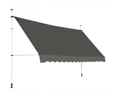 Promotions Balkono markizė, 395x120 cm, Pilka