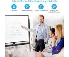 Promotions Magnetinė balta lenta, 90x120 cm, juoda ir balta