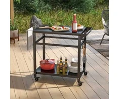 Promotions Mobilus BBQ vežimėlis, 108x50.8x89 cm, Juodas