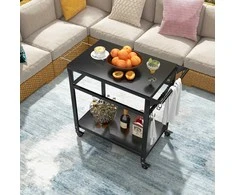 Promotions Mobilus BBQ vežimėlis, 108x50.8x89 cm, Juodas