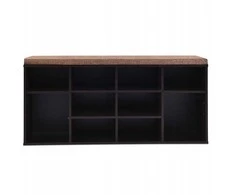 Promotions Batai spintelė su sėdyne, 104x30,5x48 cm, Ruda