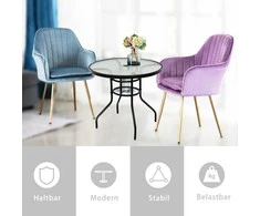 Promotions Bistro stalas, 80x80x71 cm, juodas