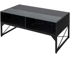 Promotions Kavos staliukas, 105.4x54.6x49.5 cm, Juodas