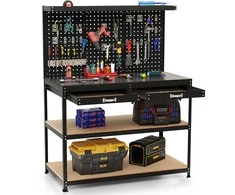 Promotions Darbo stalas, 121x61x156 cm, Mėlynas