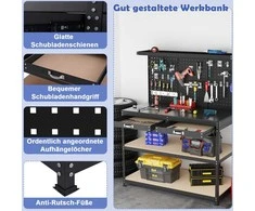 Promotions Darbo stalas, 121x61x156 cm, Mėlynas