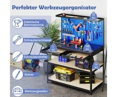 Promotions Darbo stalas, 121x61x156 cm, Mėlynas