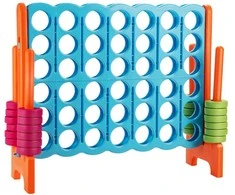 Promotions Milžiniškas Connect 4 žaidimas, 120x42x104 cm, Oranžinis