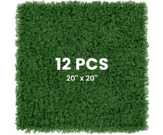 Promotions Dirbtinės žolės sienų plokštės, 50,5x50,5 cm, žalia