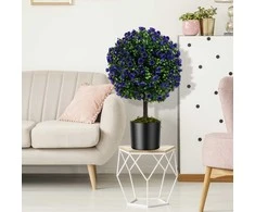 Promotions Dirbtinės dekoratyvinės formos medeliai, 55 cm, žalia ir violetinė