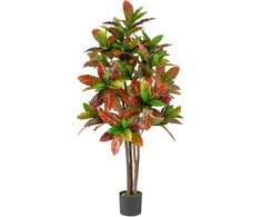 Promotions Dirbtinis krotono augalas, 150x17.8x15.2 cm, žalia-raudona-geltona-ruda