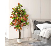 Promotions Dirbtinis krotono augalas, 150x17.8x15.2 cm, žalia-raudona-geltona-ruda