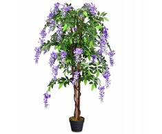 Promotions Dirbtinis augalas medis, vijokliniai gėlių žiedai, 150 cm
