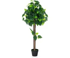 Promotions Dirbtinis hortenzijų medis, 114 cm, žalia ir juoda