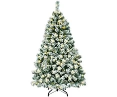 Promotions Dirbtinė Kalėdų eglutė, 135 cm, balti LED žiburiai