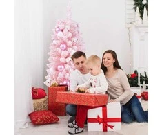 Promotions Dirbtinė kalėdinė eglutė, 44x90 cm, rožinė mėlyna balta