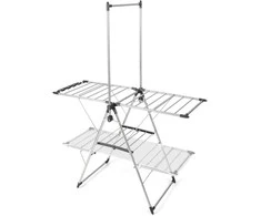 Promotions Drabužių džiovinimo stovas, 137,2x63,5x182,9 cm, sidabro spalvos