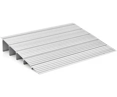 Promotions Durų slenksčio įvažiavimo rampos, aliuminis, 86.4x41.9x7.6 cm, sidabrinės spalvos