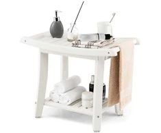 Promotions Dušo taburetė, 61x34.3x48.3 cm, balta