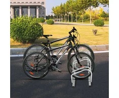 Promotions Dviračių stovas, 120x32.5x26 cm, juoda/sidabrinė
