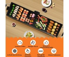 Promotions Elektrinė kepimo keptuvė, 90x23 cm, juoda