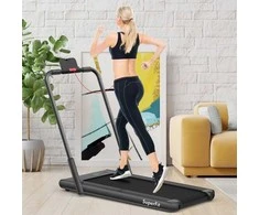 Promotions Elektrinis bėgimo takelis, 124x69x107 cm, Juodas