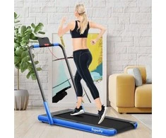 Promotions Elektrinis bėgimo takelis, 124x69x107 cm, mėlynas