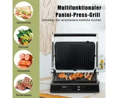 Promotions Elektrinis grilis, 3-in-1 panini keptuvė, 35x30x14 cm, juoda