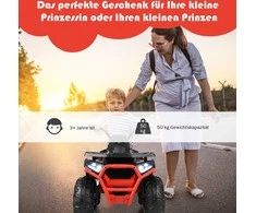 Promotions Elektrinis vaikų keturratis, 113x69x76 cm, Juodas