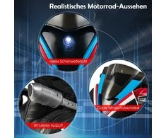 Promotions Elektrinis motociklas, 82,5x42x54 cm, Raudonas