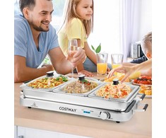 Promotions Elektrinis maisto šildytuvas, 65,5x35,5x16,5 cm, sidabro spalvos