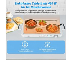 Promotions Elektrinis maisto šildytuvas, 65,5x35,5x16,5 cm, sidabro spalvos