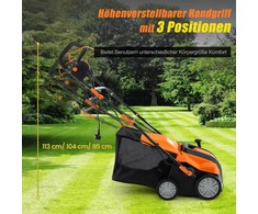 Promotions Elektrinis skarifikatorius ir vejos aeratorius, 109x64x113 cm, žalias ir juodas