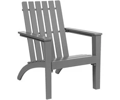 Promotions Lauko poilsio kėdė, akacijos mediena Adirondack, 73.7x67.3x86.4 cm, pilka
