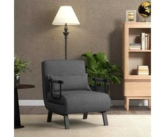 Promotions Fotelis Lova, 184x65x29 cm, Tamsiai Pilka