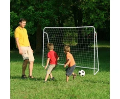 Promotions Futbolo vartai, 213,4x152,4x76,2 cm, balti