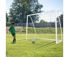 Promotions Futbolo vartai, 243,8x91,4x182,9 cm, balti