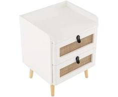Promotions Šoninis staliukas, 44.5x39.4x57.2 cm, balta natūrali