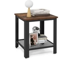 Promotions Šoninis staliukas, 40x40x45 cm, Rudas