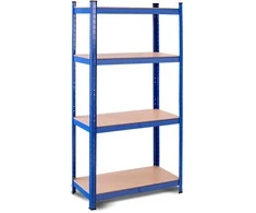 Promotions Sandėliavimo lentyna, reguliuojama, sunkiųjų sąlygų, 4 lygiai, 76,2x30,5x152,4 cm, mėlyna
