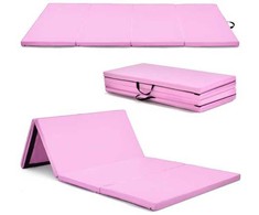 Promotions Gimnastikos kilimėlis, 240x116x5 cm, Rožinis