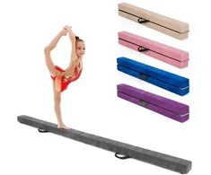 Promotions Gimnastikos balansinė sija, 209.6x10.2x6.4 cm, Ruda