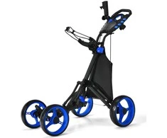 Promotions Golf vežimėlis, lengvas sulankstomas, 110,5x100,3x64,8 cm, pilkas