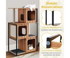 Promotions Kačių medis, 75x45x133 cm, natūrali pilka juoda