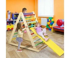 Promotions Laipiojimo kopėčios, medinės, spalvotos