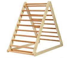 Promotions Medinė kopimo kopėčia su rampe, natūrali