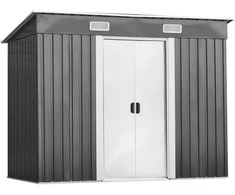 Promotions Įrankių sandėlis, 238x131x181 cm, Pilka ir Balta