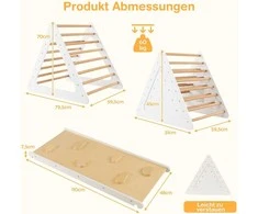 Promotions Laipiojimo žaislų rinkinys, 3 viename, 79.5x59.5x70 cm, natūralus