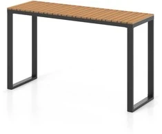 Promotions Lauko konsolinė staliukas, 129x42x75 cm, rudos ir juodos spalvos